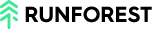 runforest löparskor logo