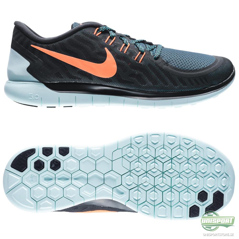 Nike Nike Free - Löparskor 5.0 Svart/Orange/Turkos