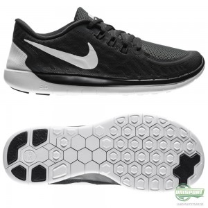 Nike Nike Free – Löparskor 5.0 Svart/Grå/Vit Barn