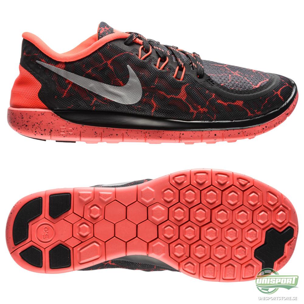 Nike Nike Free - Löparskor 5.0 Lava Svart/Röd Barn